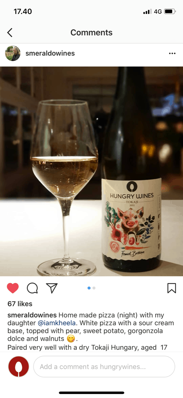 Furmint barrique 2011 från HungryWines recenseras av Lena Särnholm